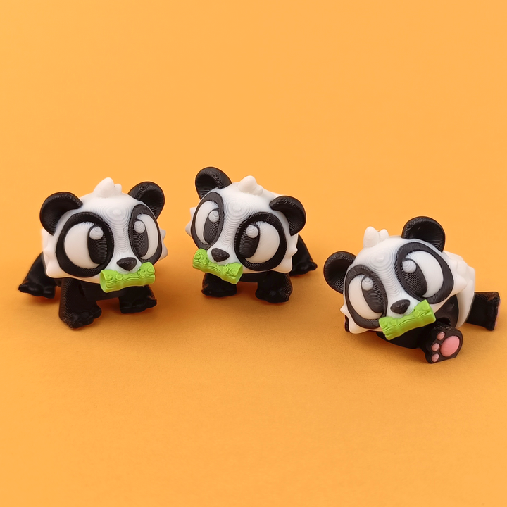 Flexi Baby Panda – 3D Printed, Articulated, and Super Wiggly