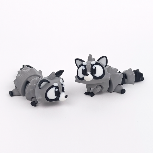 Flexi Baby Raccoon – 3D Printed, Articulated, and Super Wiggly