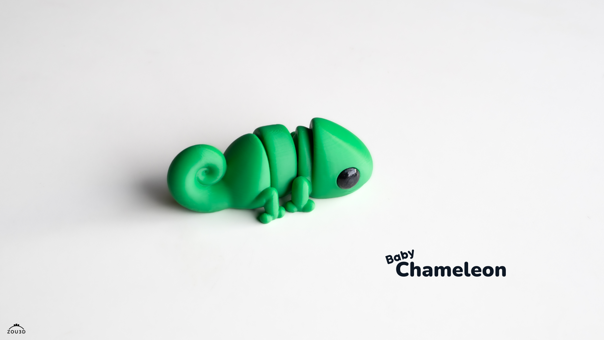 Tiny Chameleon – 3D Printed, Articulated, and Super Wiggly