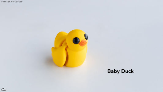Tiny Duck – 3D Printed, Articulated, and Super Wiggly