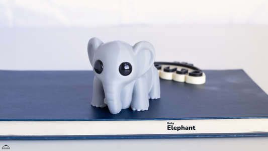 Tiny Elephant – 3D Printed, Articulated, and Super Wiggly