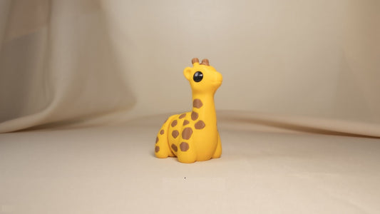 Krew3D Printables - Tiny Giraffe - 3D Printed, Articulated, and Super Wiggly | 3D Printed Flexible Fidget Collectible Gift for Kids & Adults | ZOU3D