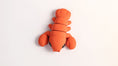Load image into Gallery viewer, Krew3D Printables - Tiny Lobster - 3D Printed, Articulated, and Super Wiggly | 3D Printed Flexible Fidget Collectible Gift for Kids & Adults | ZOU3D
