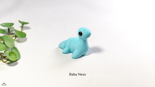 Tiny Loch Ness Monster - 3D Printed, Articulated, and Super Wiggly