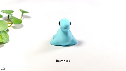 Tiny Loch Ness Monster - 3D Printed, Articulated, and Super Wiggly