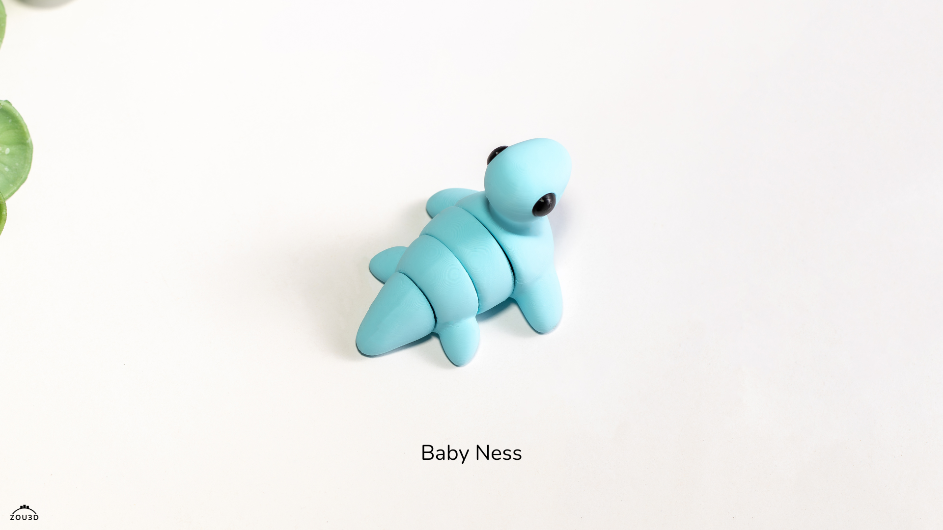 Tiny Loch Ness Monster - 3D Printed, Articulated, and Super Wiggly