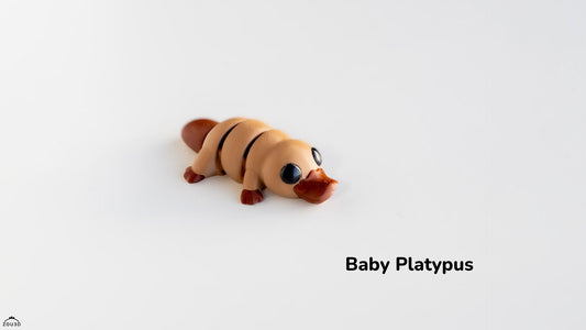 Tiny Platypus – 3D Printed, Articulated, and Super Wiggly