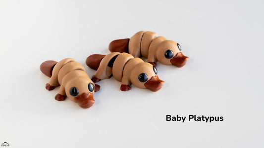 Tiny Platypus – 3D Printed, Articulated, and Super Wiggly