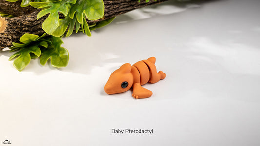 Tiny Pterodactyl – 3D Printed, Articulated, and Super Wiggly