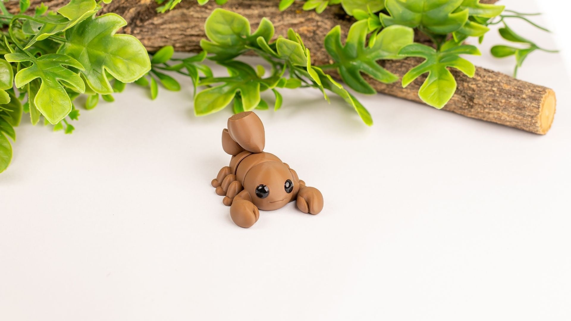 Krew3D Printables - Tiny Baby Articulated Scorpion - Tiny but Fierce! | 3D Printed Flexible Fidget Collectible Gift for Kids & Adults | ZOU3D