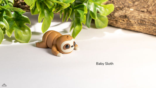 Tiny Sloth – 3D Printed, Articulated, and Super Wiggly