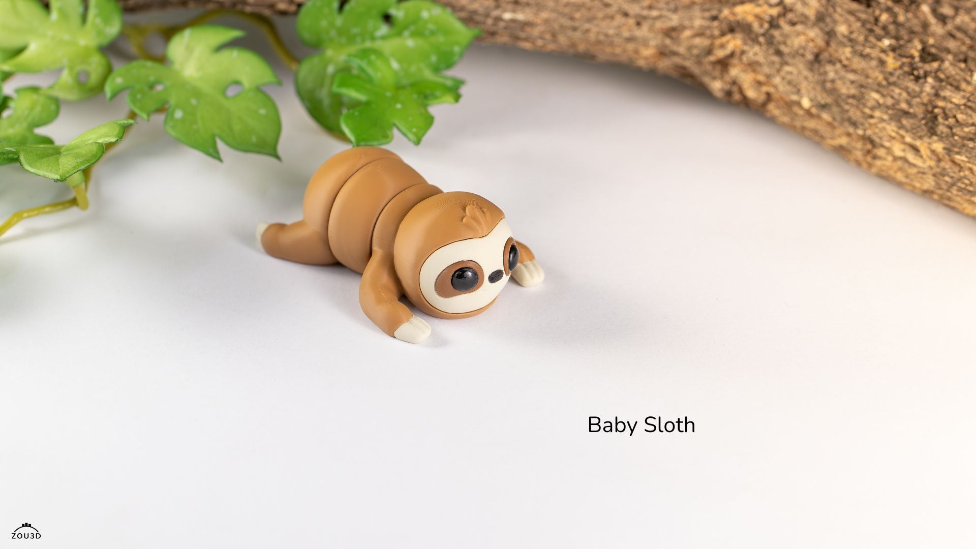 Tiny Sloth – 3D Printed, Articulated, and Super Wiggly
