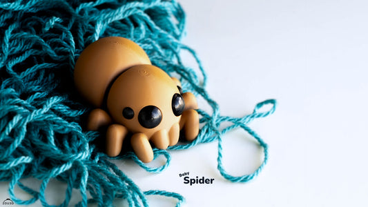 Tiny Spider – 3D Printed, Articulated, and Super Wiggly