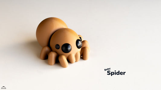 Tiny Spider – 3D Printed, Articulated, and Super Wiggly