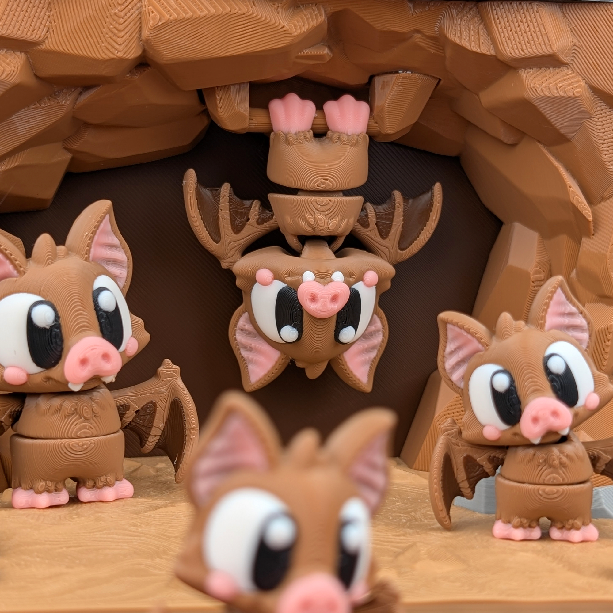 Flexi Bat & Cave Showcase – Spooky Cute Collectible