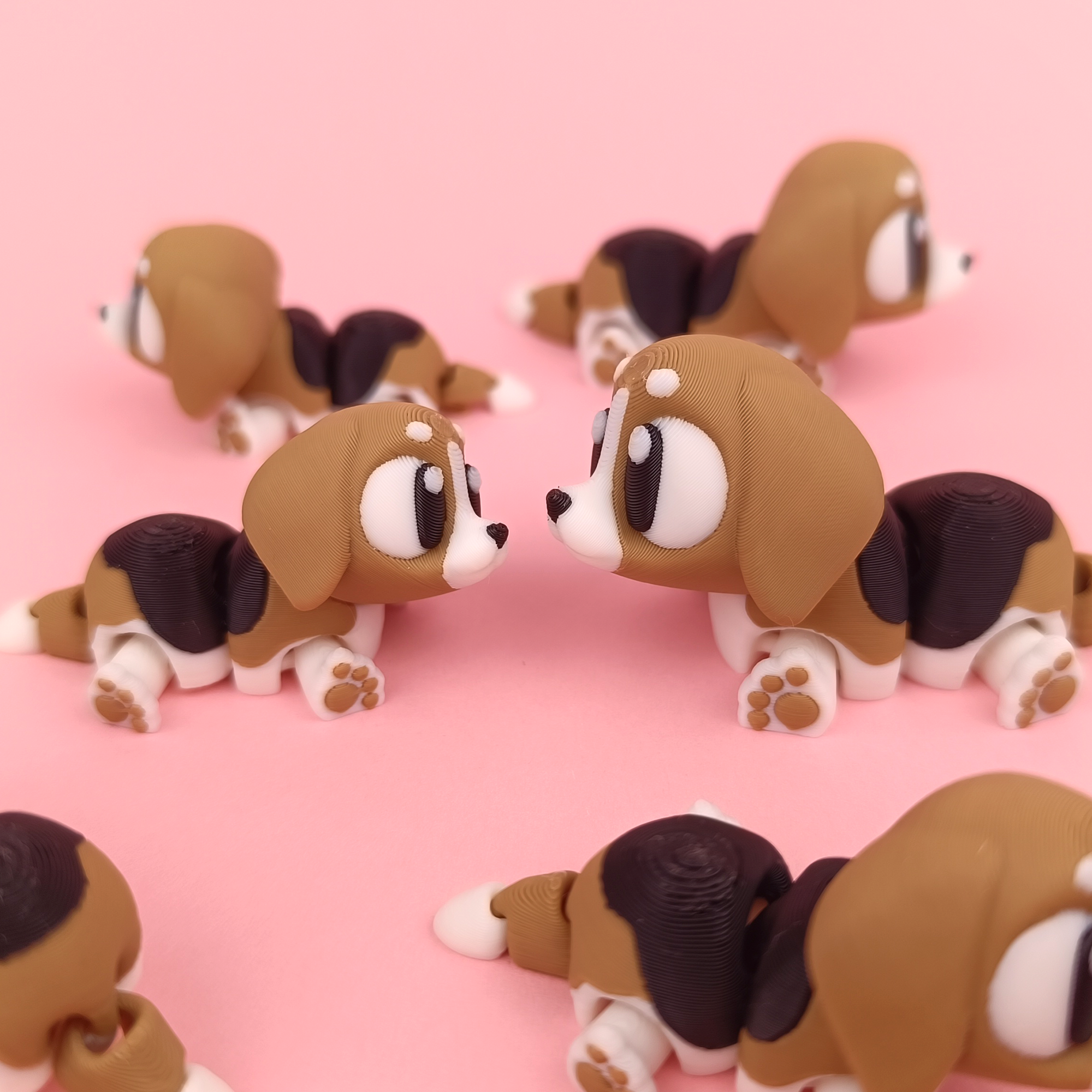 Flexi Baby Beagle – 3D Printed, Articulated, and Super Wiggly