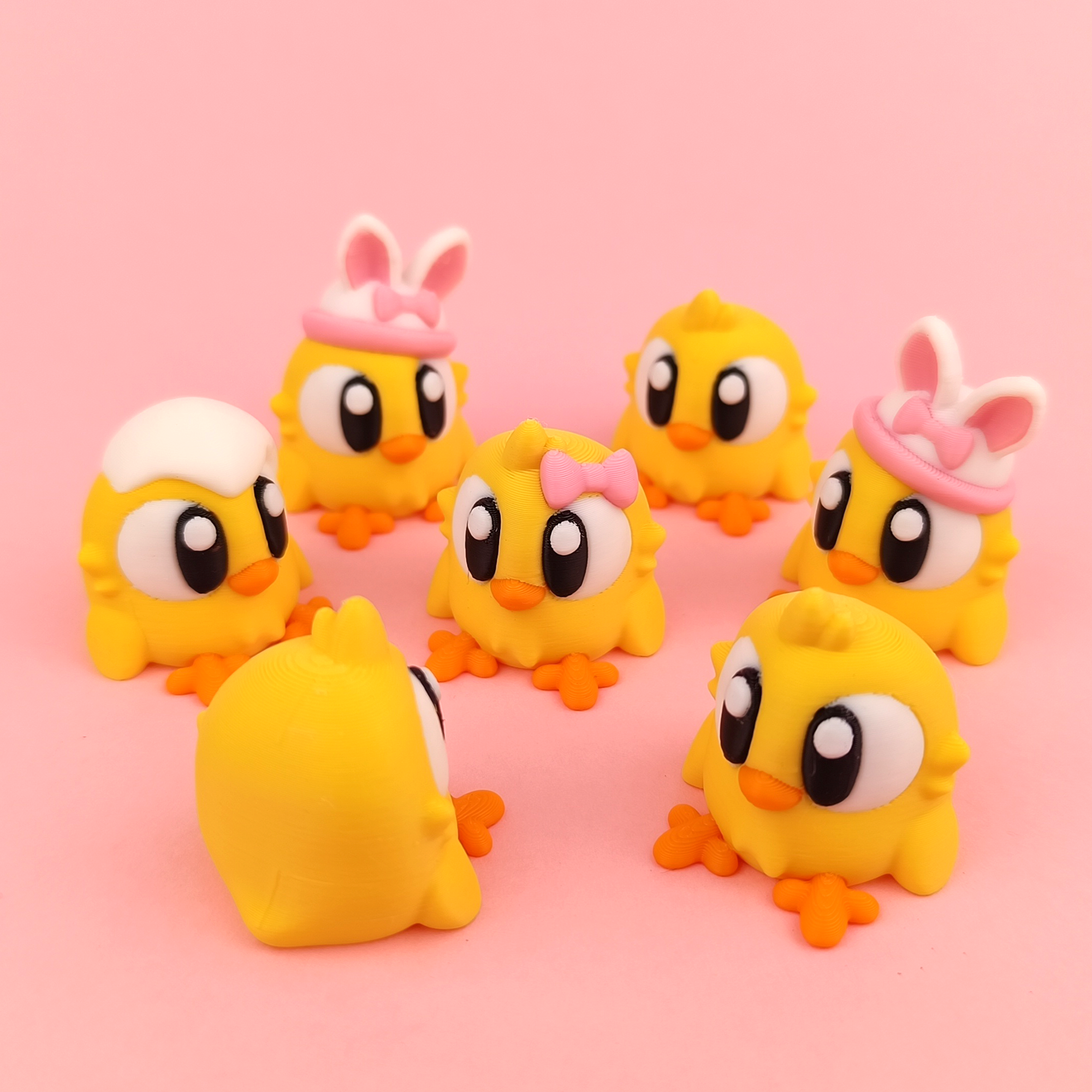 Flexi Baby Easter Chicks – 3D Printed, Articulated, and Super Wiggly