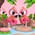 Load image into Gallery viewer, Pink Flamingo & Lagoon
