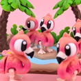 Load image into Gallery viewer, Pink Flamingo & Lagoon
