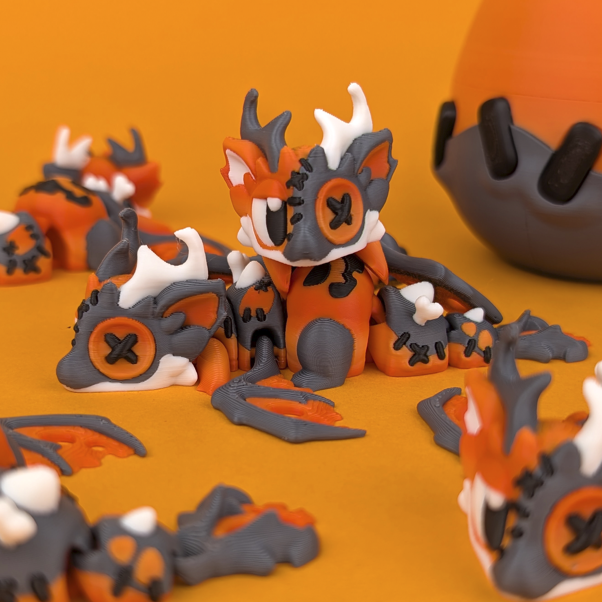 Halloween Dragon & Egg