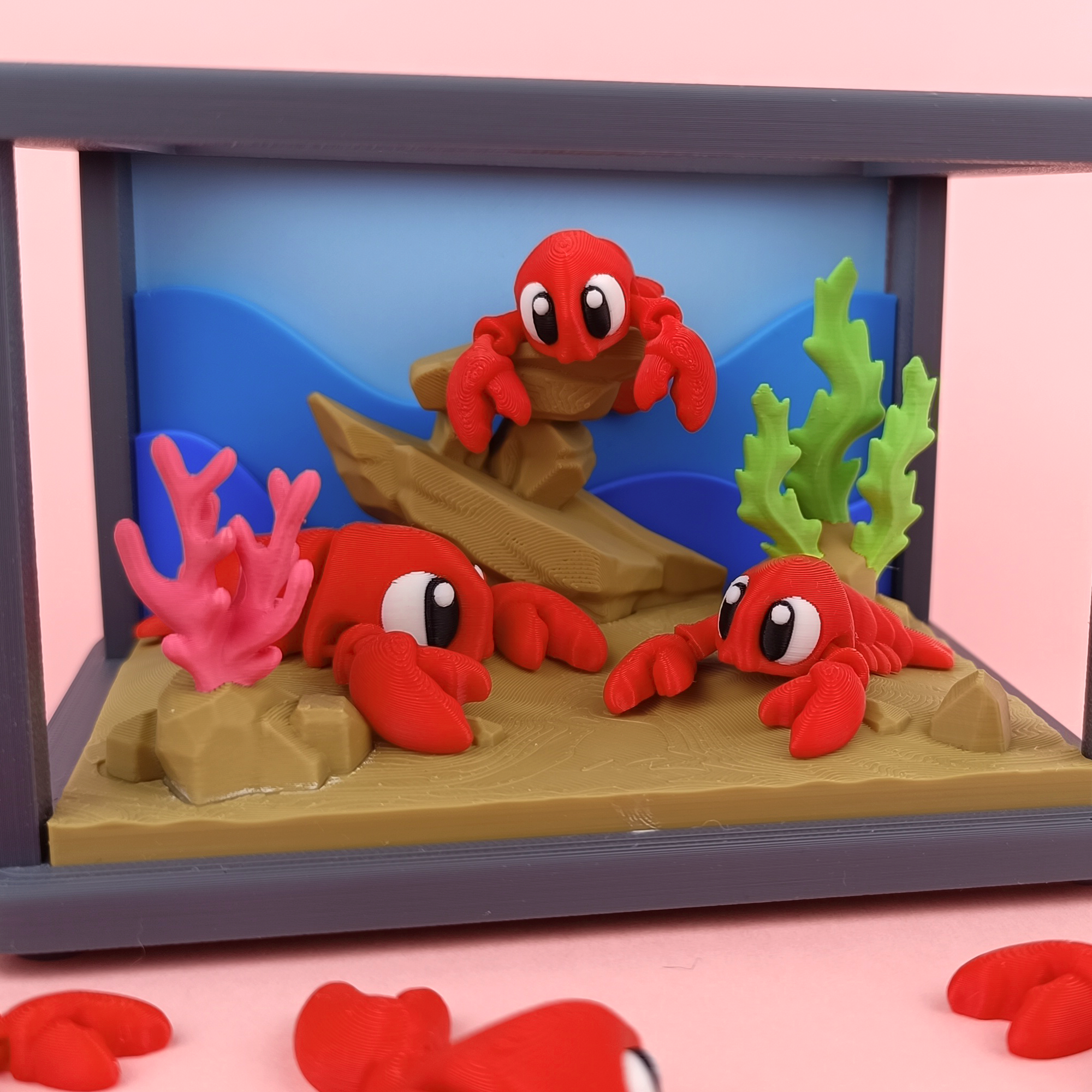 Flexi Baby Lobster – 3D Printed, Articulated, and Super Wiggly