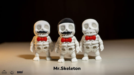 Tiny Mr. Skeleton – 3D Printed, Articulated, and Super Wiggly