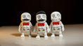 Load image into Gallery viewer, Krew3D Printables - Tiny Mr. Skeleton - 3D Printed, Articulated, and Super Wiggly | 3D Printed Flexible Fidget Collectible Gift for Kids & Adults | ZOU3D
