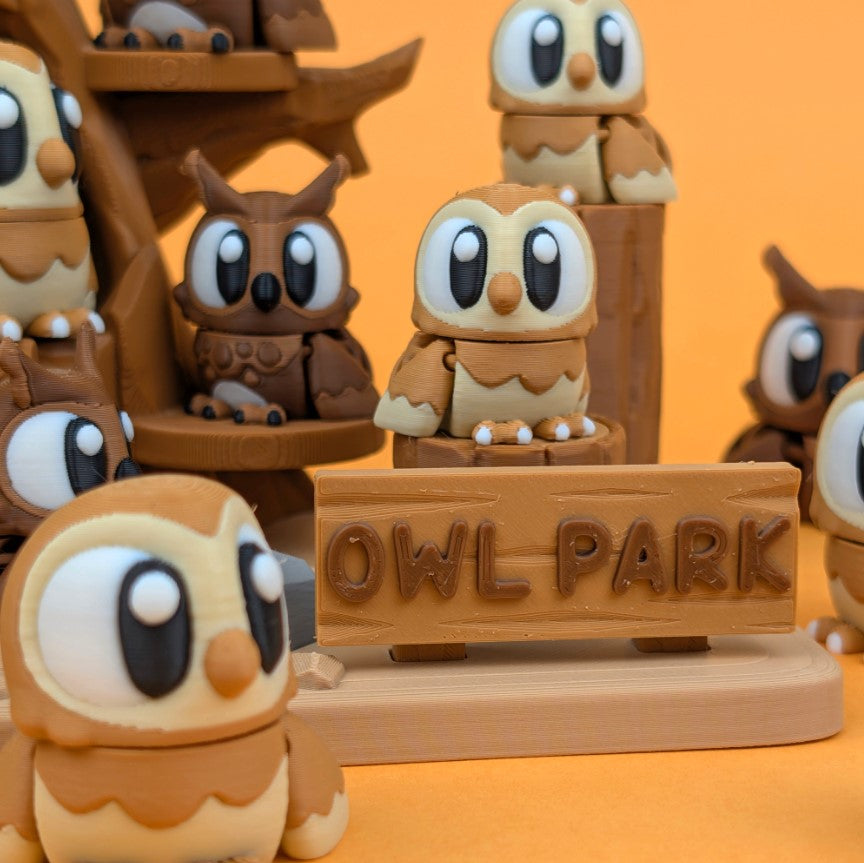 Flexi Baby Owl Habitat & Flexi Owl – A Magical Woodland Duo