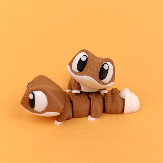 Flexi Baby Gecko – 3D Printed, Articulated, and Super Wiggly