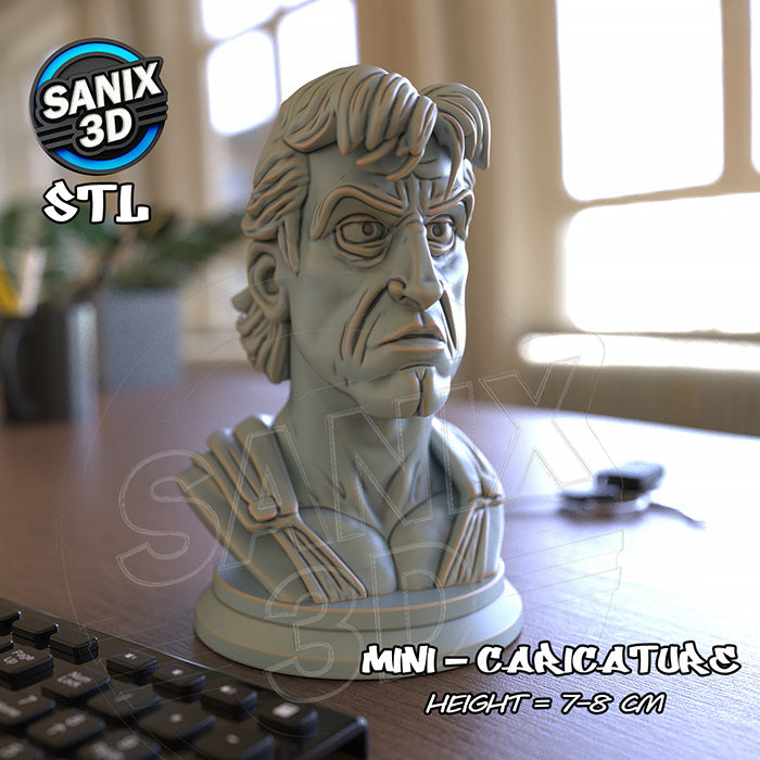 6" Caricature Bust Collection – Icons, Legends & Pop Culture Heroes