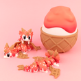 Load image into Gallery viewer, Flexi Baby Sugar Rush Dragon – 3D Printed, Articulated, and Super Wiggly
