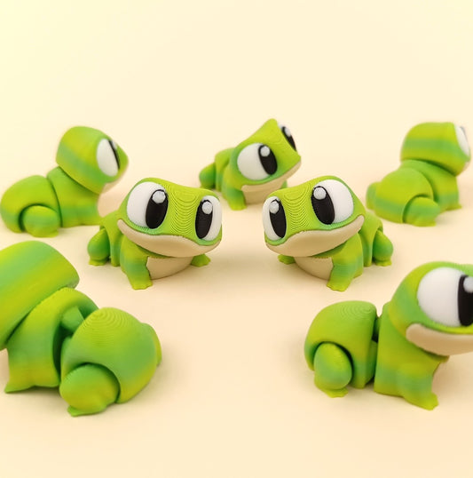 Flexi Baby Frog – 3D Printed, Articulated, and Super Wiggly