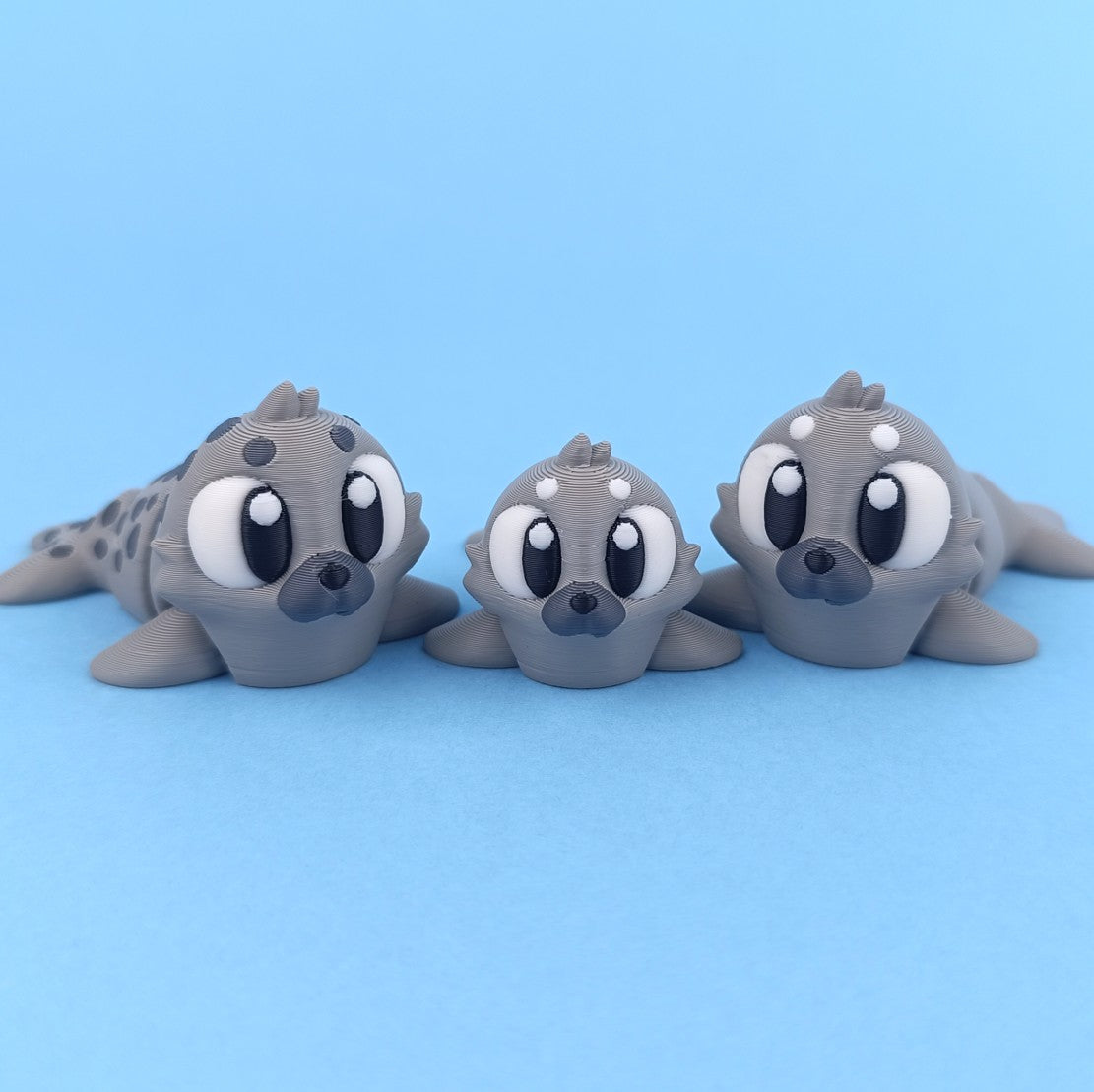 Flexi Baby Seal – 3D Printed, Articulated, and Super Wiggly