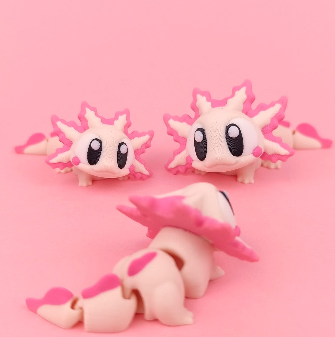 Flexi Baby Axolotl – 3D Printed, Articulated, and Super Wiggly