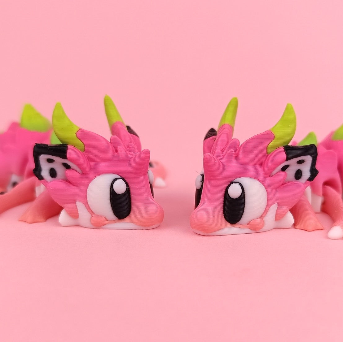 Flexi Baby Dragon Fruit Dragon – 3D Printed, Articulated, and Super Wiggly