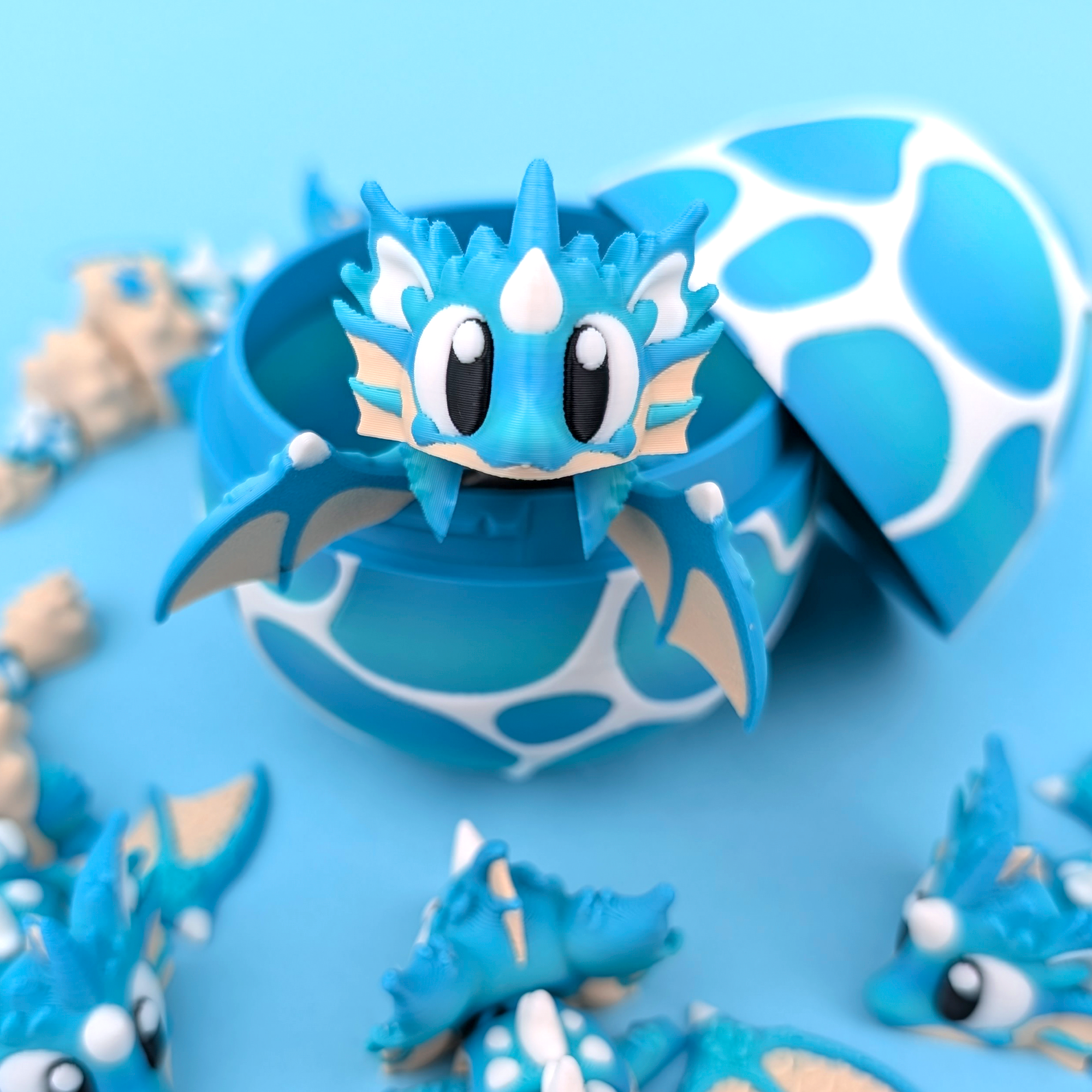 Sea Shell Mini Dragon & Egg