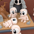 Load image into Gallery viewer, Krew3D Printables – Skeleton & Graveyard Showcase | 3D Printed Articulated Halloween Toy | Flexible Fidget Collectible & Spooky Gifts | 3DGOB
