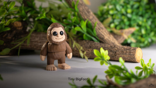 Tiny Bigfoot – 3D Printed, Articulated, and Super Wiggly