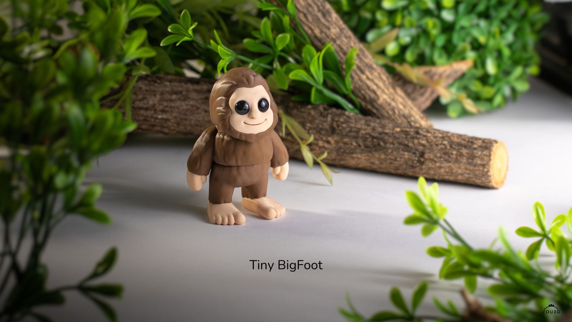 Tiny Bigfoot – 3D Printed, Articulated, and Super Wiggly