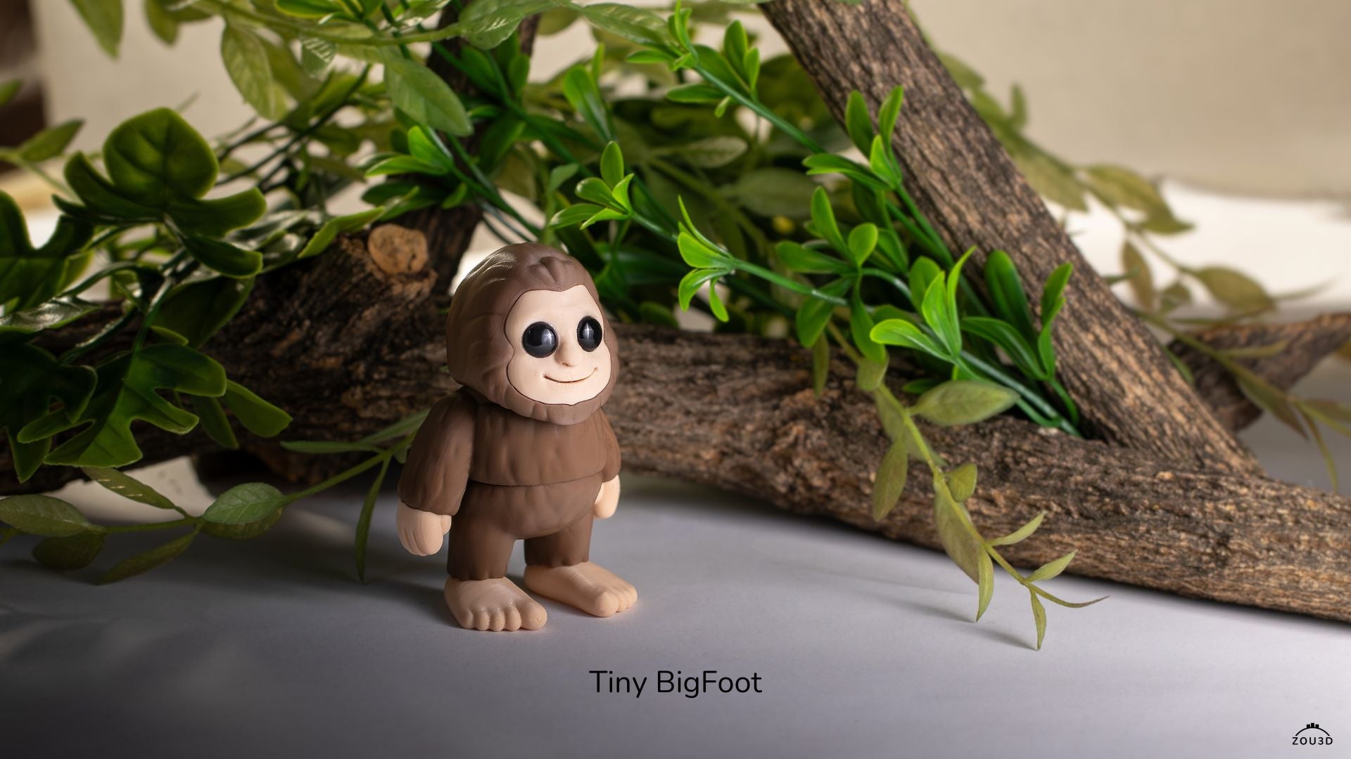 Tiny Bigfoot – 3D Printed, Articulated, and Super Wiggly