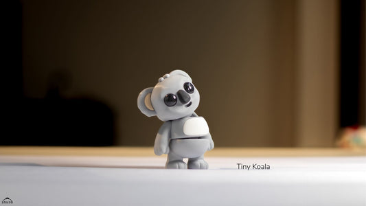 Tiny Koala – 3D Printed, Articulated, and Super Wiggly