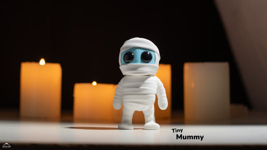 Tiny Mummy – 3D Printed, Articulated, and Super Wiggly