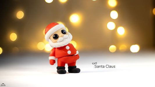 Tiny Santa Claus – 3D Printed, Articulated, and Super Wiggly