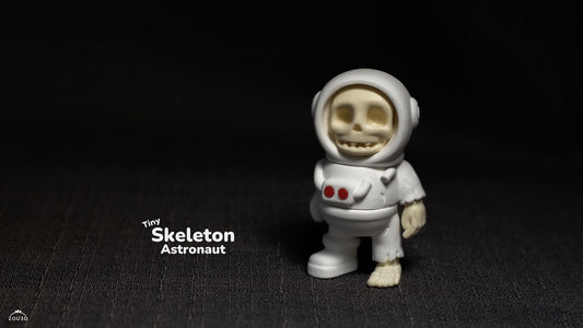 Tiny Skeleton Astronaut – 3D Printed, Articulated, and Super Wiggly