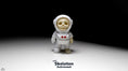 Load image into Gallery viewer, Tiny Skeleton Astronaut – 3D Printed, Articulated, and Super Wiggly
