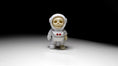 Load image into Gallery viewer, Krew3D Printables - Tiny Skeleton Astronaut - 3D Printed, Articulated, and Super Wiggly | 3D Printed Flexible Fidget Collectible Gift for Kids & Adults | ZOU3D
