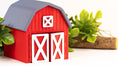 Load image into Gallery viewer, Krew3D Printables - Tiny Barn Enclosure Showcase - Articulated Farm Friends Display | 3D Printed Flexible Fidget Collectible Gift for Kids & Adults | ZOU3D
