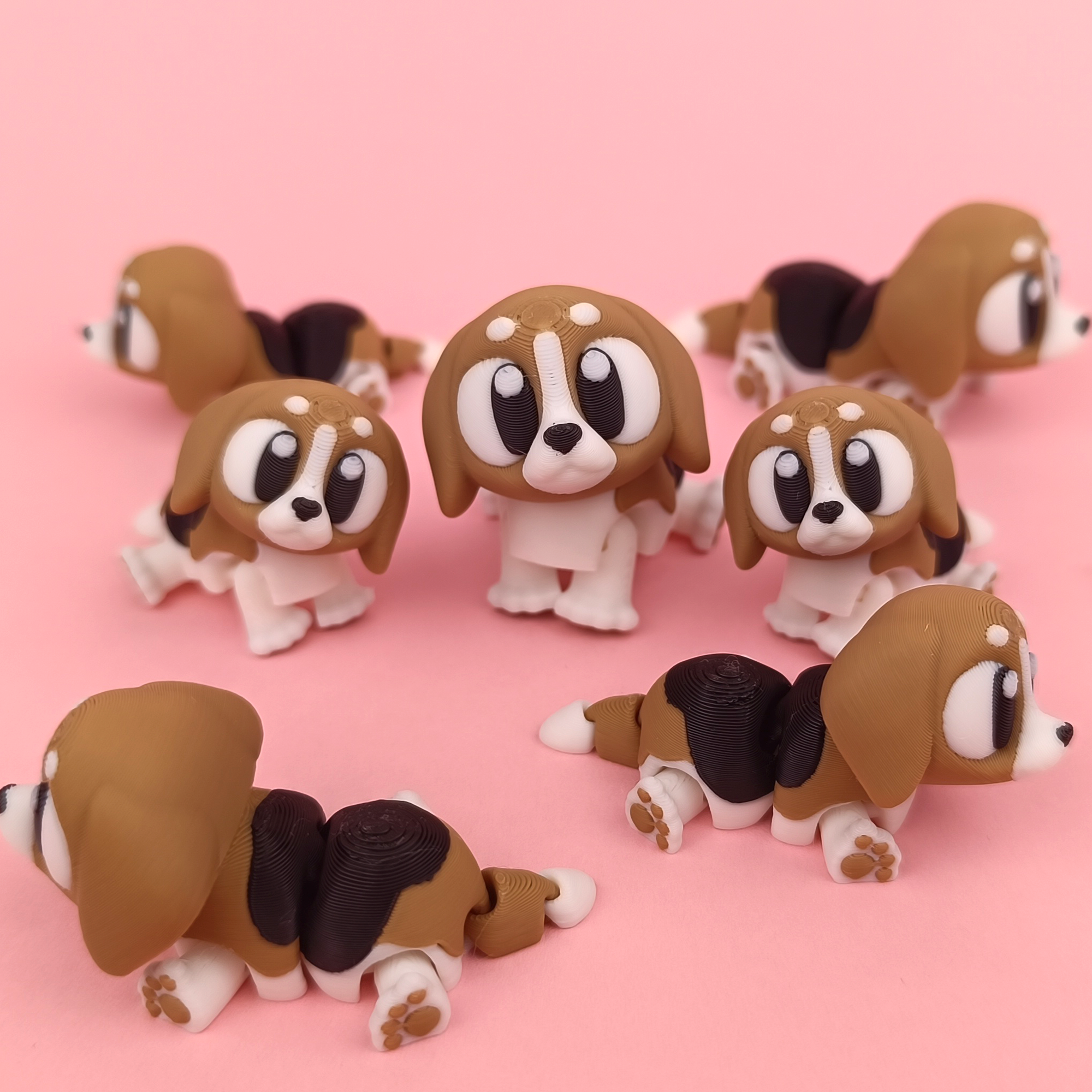 Flexi Baby Beagle – 3D Printed, Articulated, and Super Wiggly