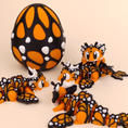Load image into Gallery viewer, Flexi Baby Butterfly Mini Dragon – 3D Printed, Articulated, and Super Wiggly
