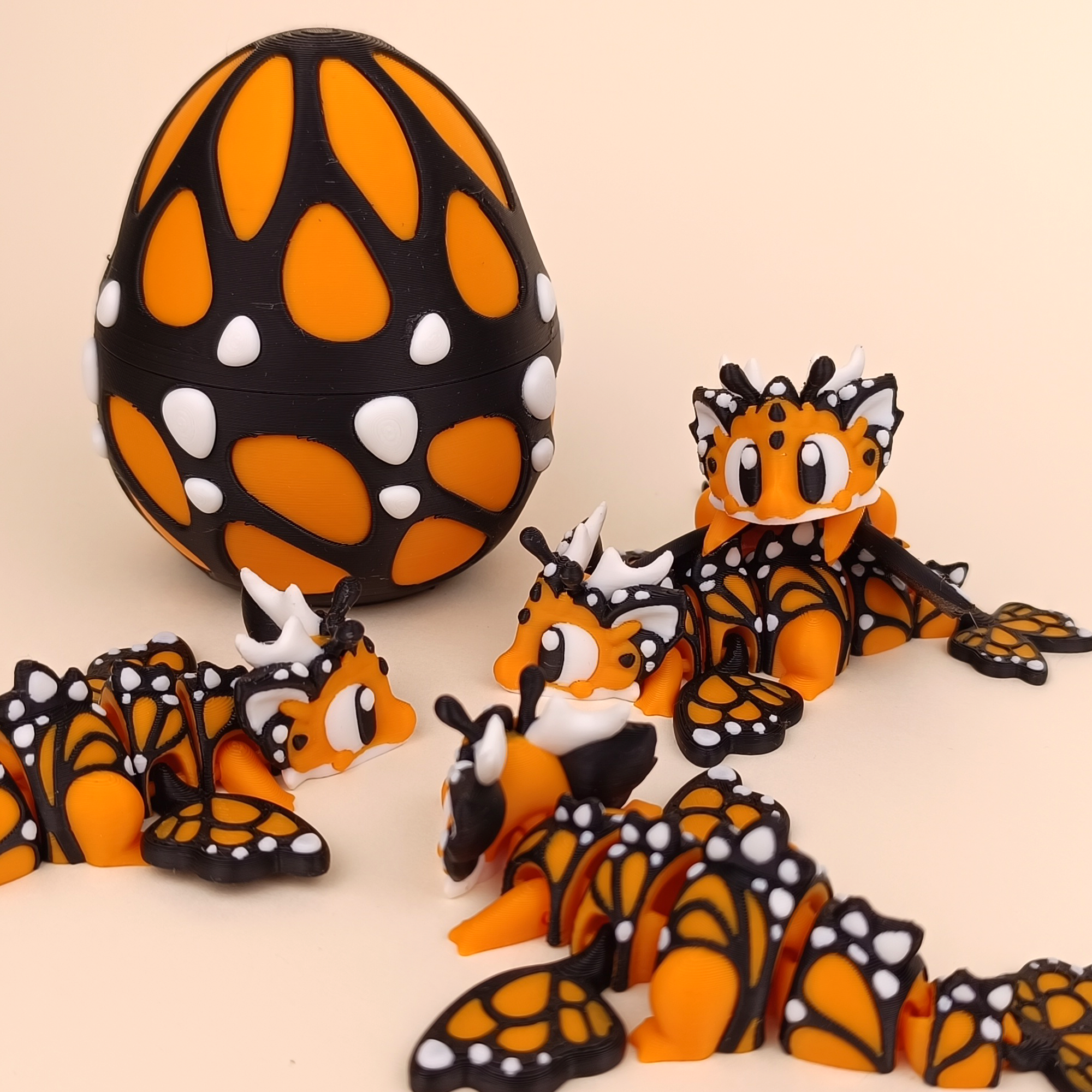 Flexi Baby Butterfly Mini Dragon – 3D Printed, Articulated, and Super Wiggly